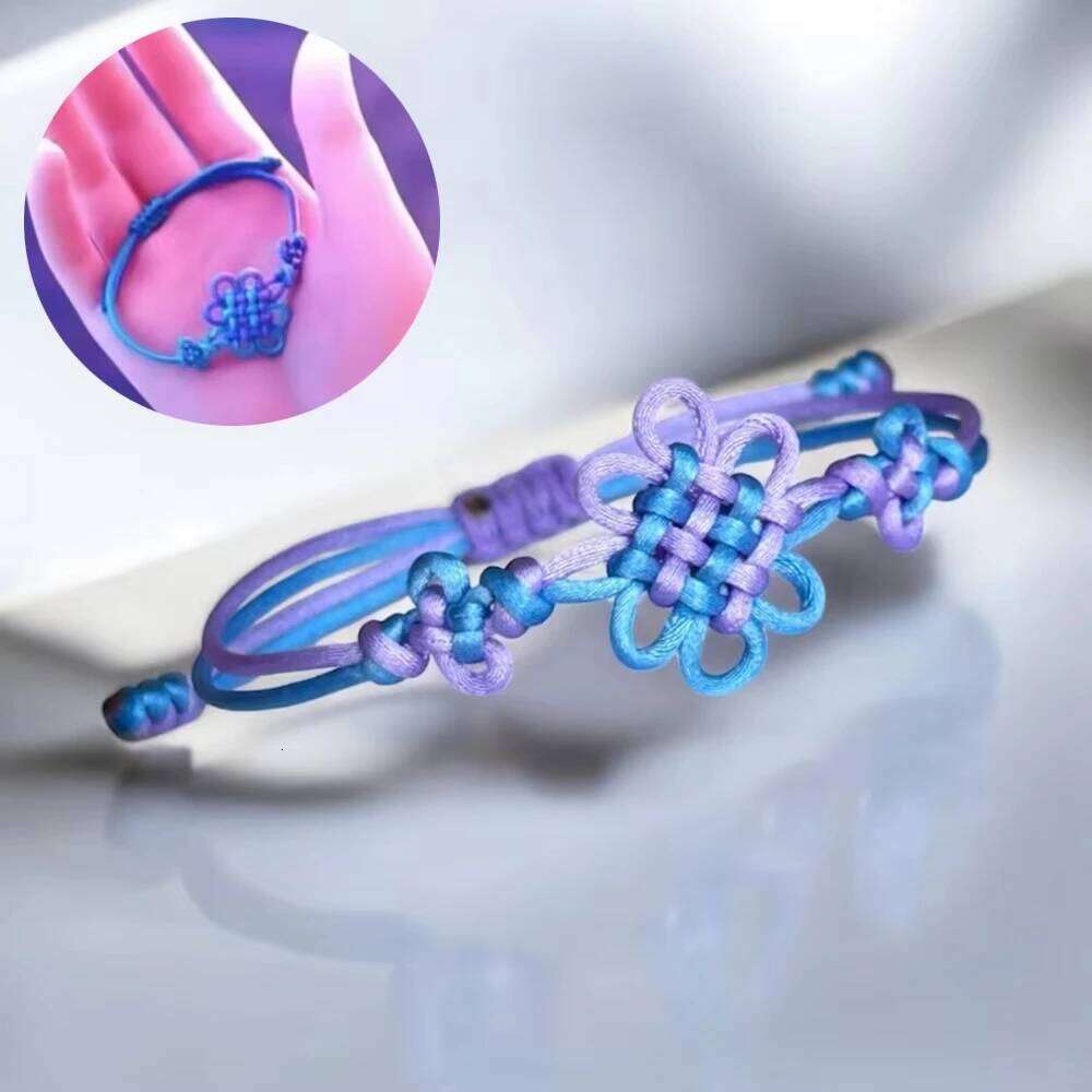 Anime KPop Demon Hunters HUNTR/X Rumi Cosplay Bracelet Woven Rope Chain Pendant Unisex Bracelets Jewelry Accessories 25T1226