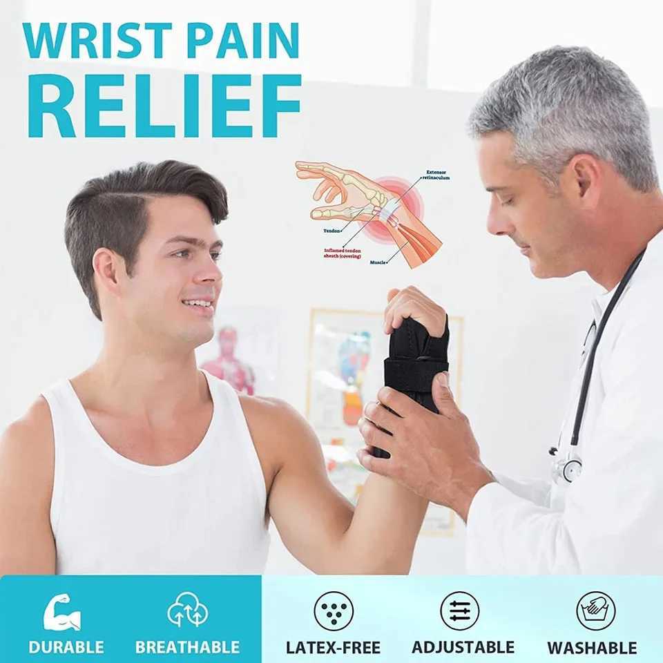 Fitness Thumb Wrist Brace Wraps Carpal Tunnel Arthritis Tendonitis Sprain Wrist Support Bandage Gym Home Sports Hand Protector M251226