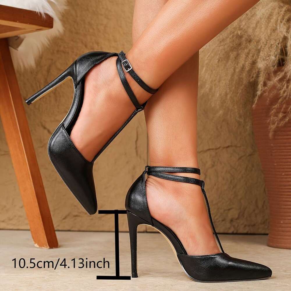 Women S Solid Color Pointed Toe High Heels Ultra High Thin Heel S With Tip All Season Party Wedding Attire Upper Elegant For All Occasions Year Round 