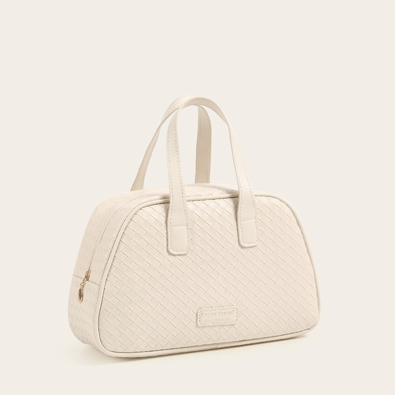 2025 new Vintage light luxury large-capacity hand-held makeup bag for women portable travel skincare product partitioned waterproof toiletries storage