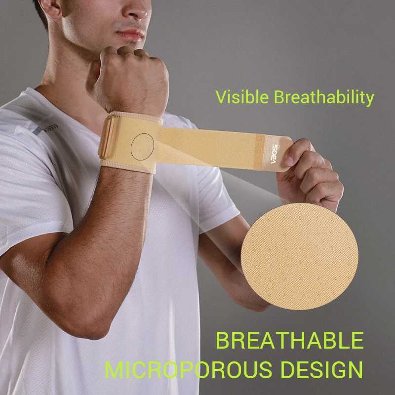 VBOSi 1 Piece Women Men Elastic Wrist Wraps Weight Lifting Brace Guard Band For Gym Fitness Protection Barbell Strap M251226