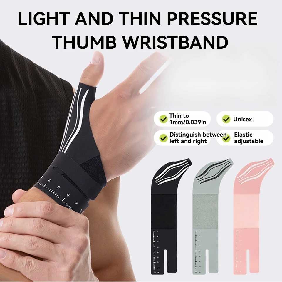 Thin And Light Wrist Guard Adjustable Straps Thumb Wrist Protection Thumb Cuff Design Outdoor Sports Badminton Tennis Men Women M251226