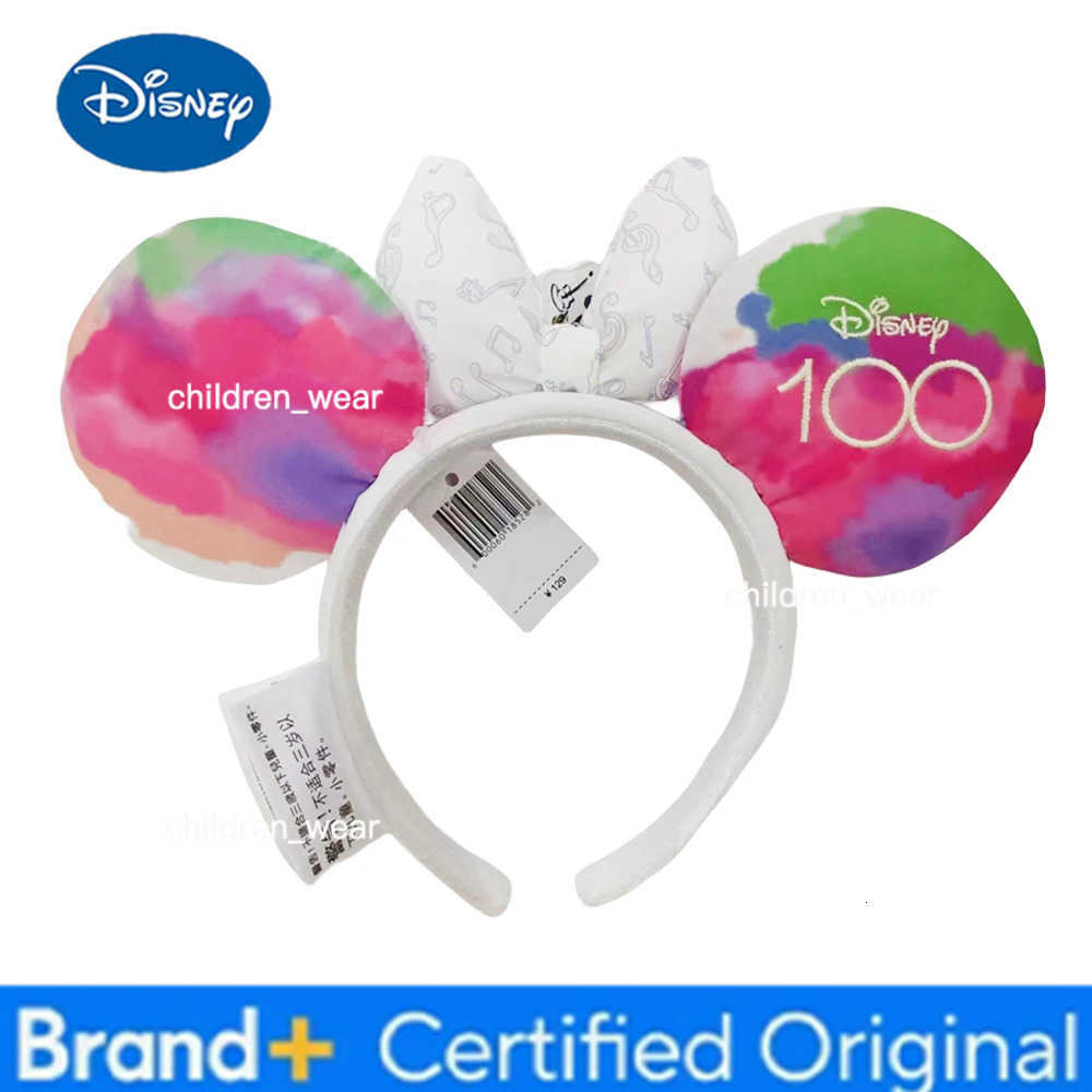 Disney 100th Anniversary Edition Mickey Mouse Headband Musical Director Disneyland Park Minnie Ear Adults/Children Girl Gift H251226