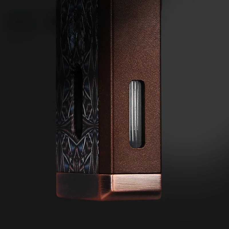 HONEST Stylish Luxury Cigar Lighter V Shape Knife Cigar Holder Dual Nozzle Flame Butane Refillable Torch Gas Lighter Smoker Gift Y251218