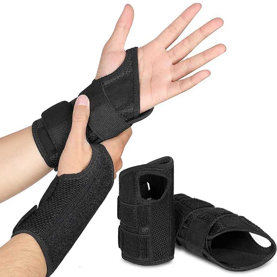 Fitness Thumb Wrist Brace Wraps Carpal Tunnel Arthritis Tendonitis Sprain Wrist Support Bandage Gym Home Sports Hand Protector M251226