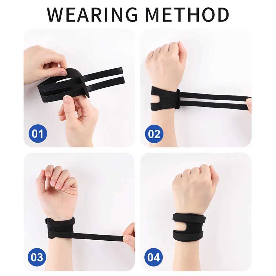 1Pcs Wrist Guards TFCC Injury Sprained Wrist Strain Tendon Sheath Sleeve Double Strap Compression Thin Joint Sleeves Fitness M251226