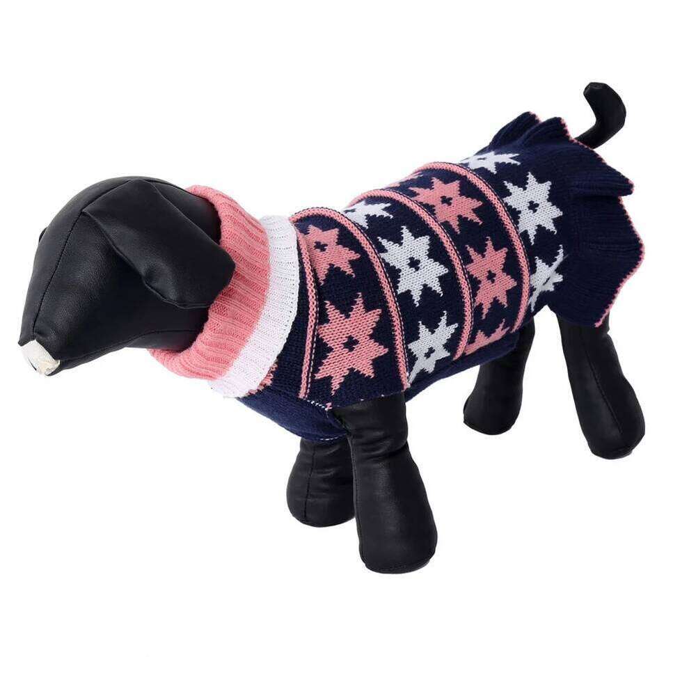 XS/S/M/L Warm Pet Dog Dresses for Small Dogs Puppy Sweater Cat Dress Shih Tzu Dachshund Clothes Pets Knitwear Clothing Skirt 25T1226