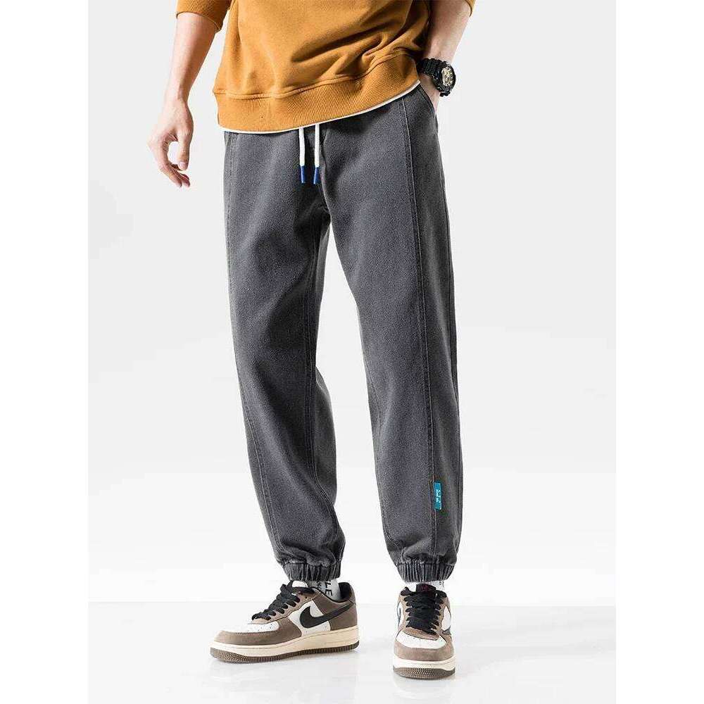 Spring Summer Black Blue Baggy Jeans Men Streetwear Denim Joggers Casual Cotton Harem Pants Jean Trousers Plus Size 6Xl 7Xl 8Xl