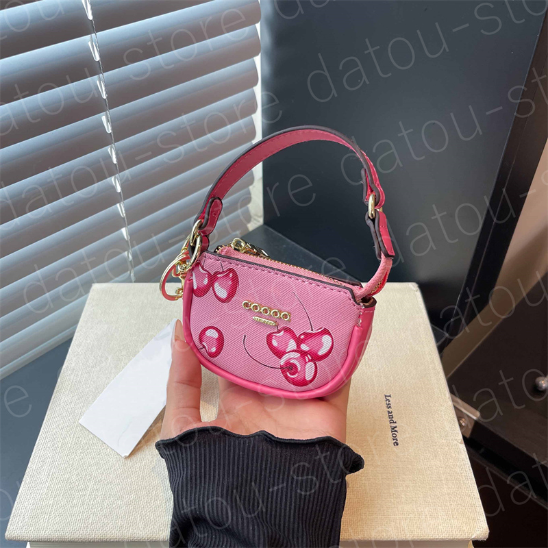 Designer Bag Keychain Fashion Men Women Mini Key Rings Leather Lanyards Cute Keychain Fashion Luxury Letter Keyring Bags Alloy Accessories