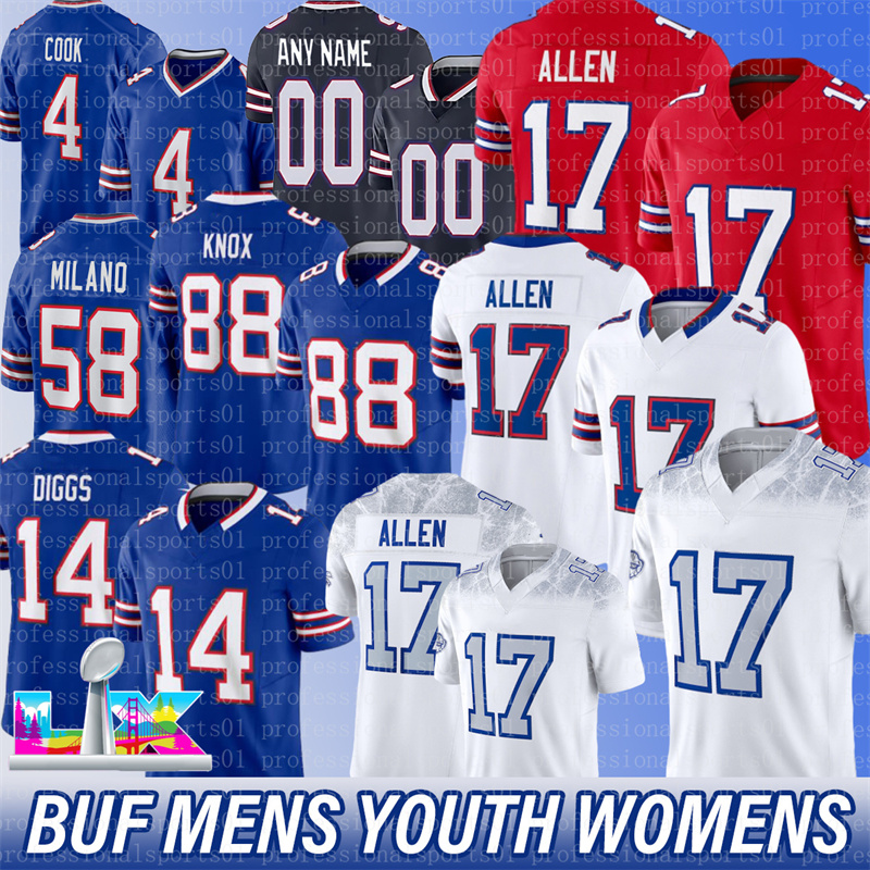 Josh Allen 0 Keon Coleman Football Jersey Buffalocity Bill jersey BuffalosBills Jerseys Von Miller Dawson Knox Matt Milano Jim Kelly Cole Bishop James