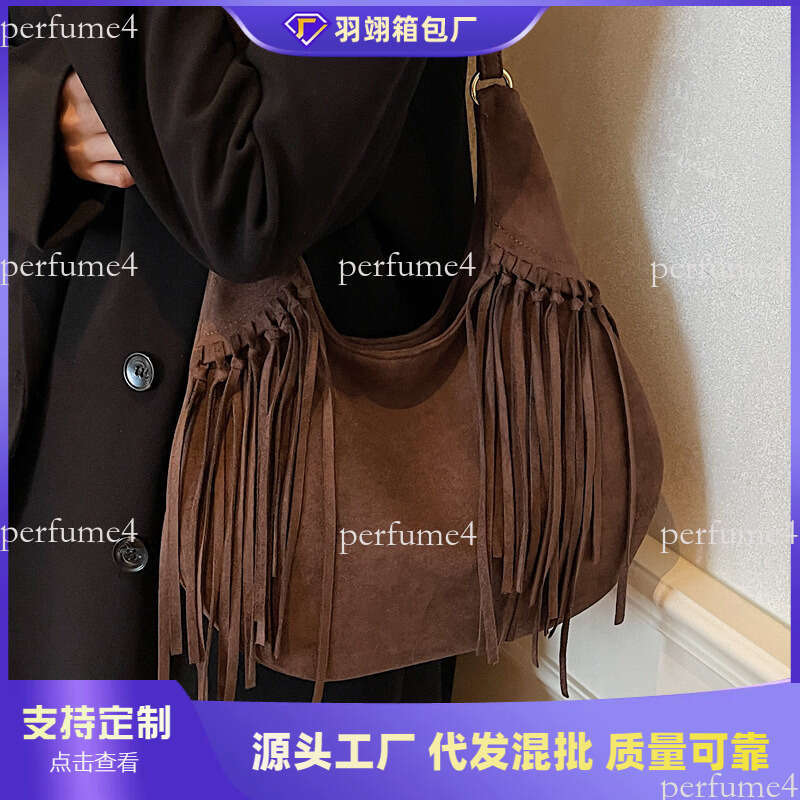 Cross-Border Niche Bohemian Style Tassel for Women 2025 New Fashion Casual Dumpling Single Shoulder Crossbody Bag