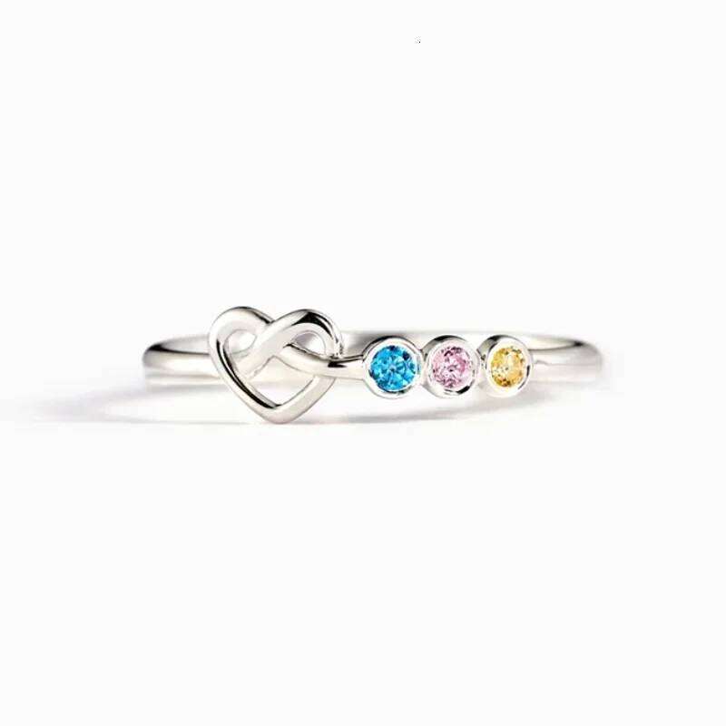 Huitan Chic Love for Women Exquisite Colorful CZ Silver Color Thin Rings Daily Wear Statement Jewelry Fancy Gift