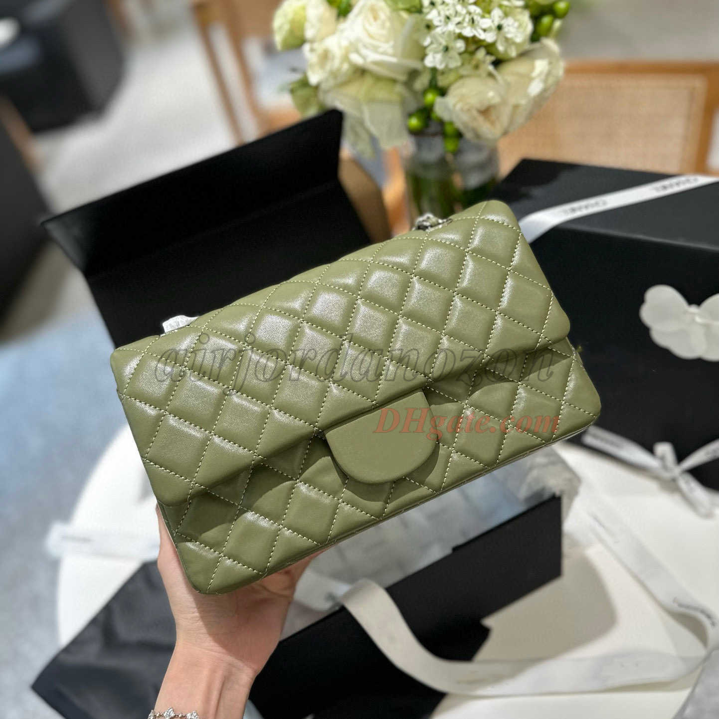 Shoulder bag Woc Bag Lady's bag Designer Purchasing Womens Bag CF Classic Fashion Genuine Leather Dia Grid Bag Chain Shoulder Crossbody Classic Dia Grid Bag Handbag 25