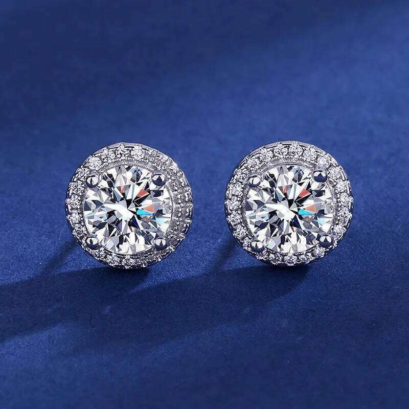 Delicate Small Round Stud Earrings Women with Shiny Cubic Zirconia Simple Versatile for Teens Fashion Jewelry 25H1226