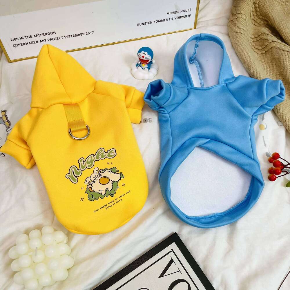 Super Cute Cat Dog Pet Waffle Spring Sweater Style Cartoon Print Autumn and Winter 25T1226