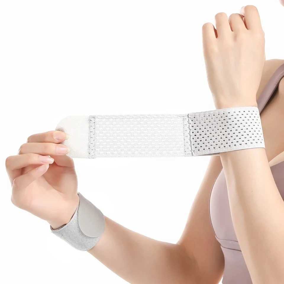 GOBYGO 1Pcs Wrist Brace Ultra-thin Compression Wrist Straps Workout Fitness Weightlifting Tendonitis Pain Sprains Wrist Support M251226