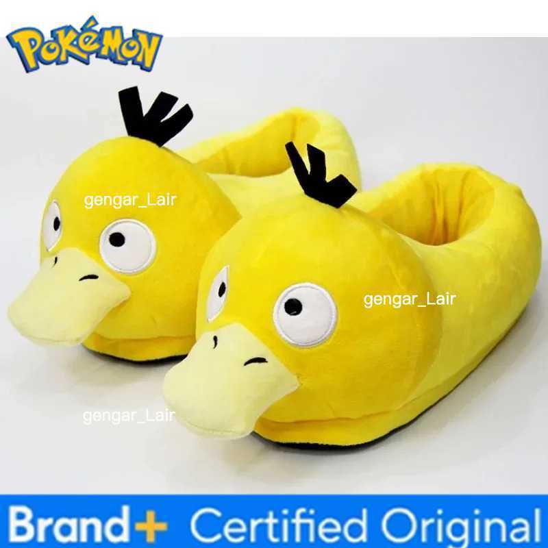 Pokemon Cartoon Anime Slippers Cotton Slippers Monster Pocket Snorlax Plush Slippers Mens Winter Warm Shoes Couple Gift Plush Gift W251226