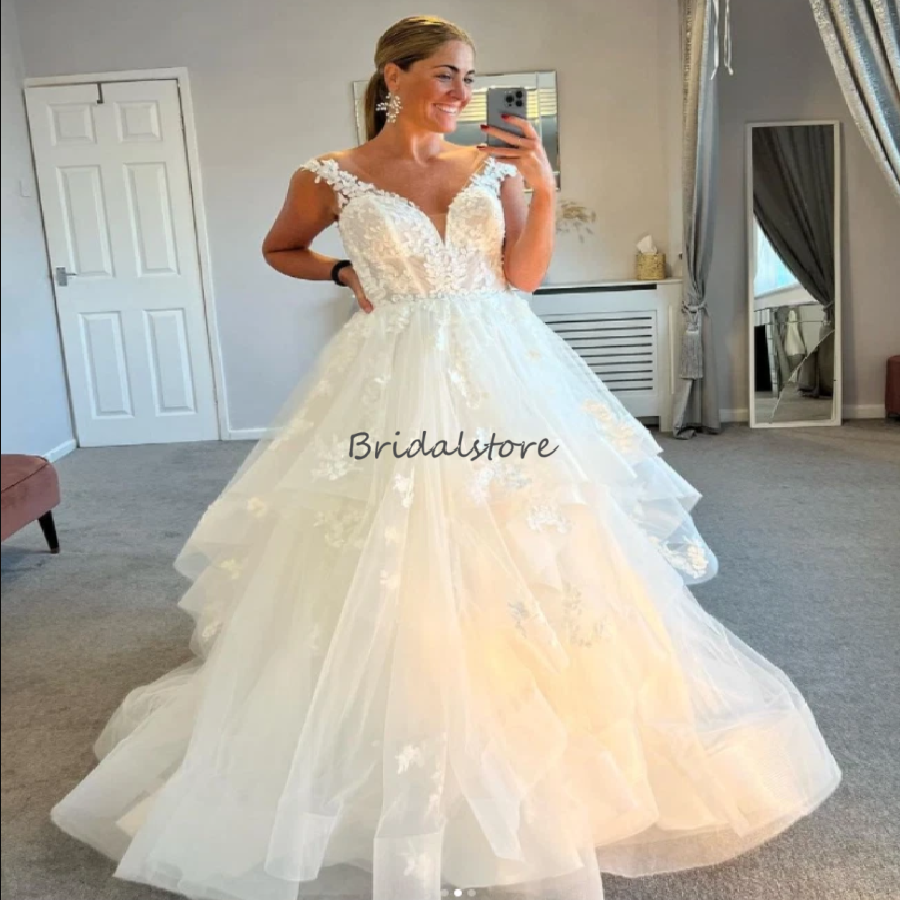 Elegant Bohemian Wedding Dress 2026 A Line Tulle Lace Boho Bride Dress Celtic Dreamlike Country Beach Bridal Gowns Civil Glam Vestio De Novias Robe De