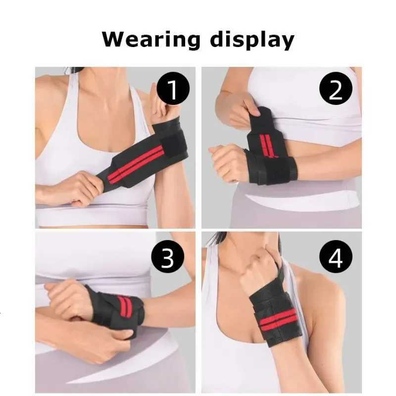 1PC Adjustable Wrist Straps Men and Women Elastic Wristband and Wrist Fixers of Athletes Powerlifting Wrist Straps Band M251226