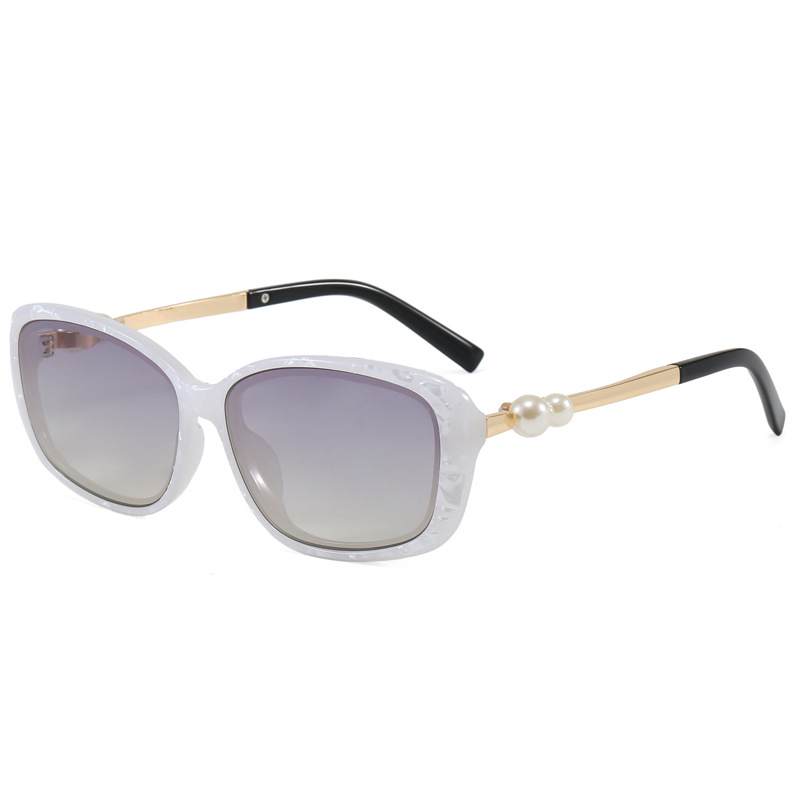 Designer Sunglasses Men Women Sunglasses Polarized Pearl Sunglass Fashion Luxury Goggle Pilot Alloy Frame UV400 Eyewear KZ0915
