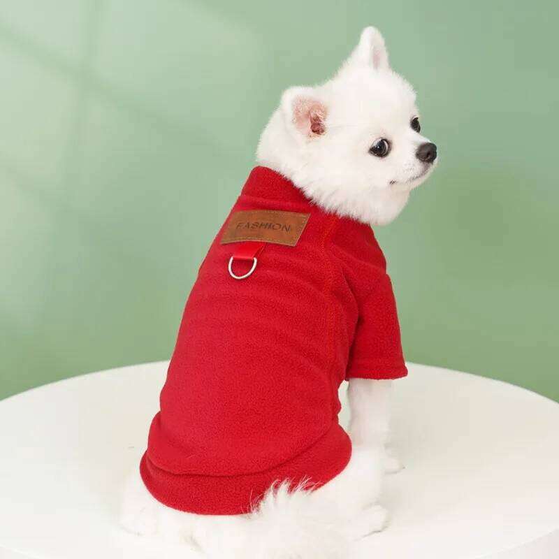 Winter Warm Clothes for Small Dogs Fashion Dog Solid Color Puppy Sweatshirt Soft Cat Pullovers Chihuahua Pet Hoodies 25T1226