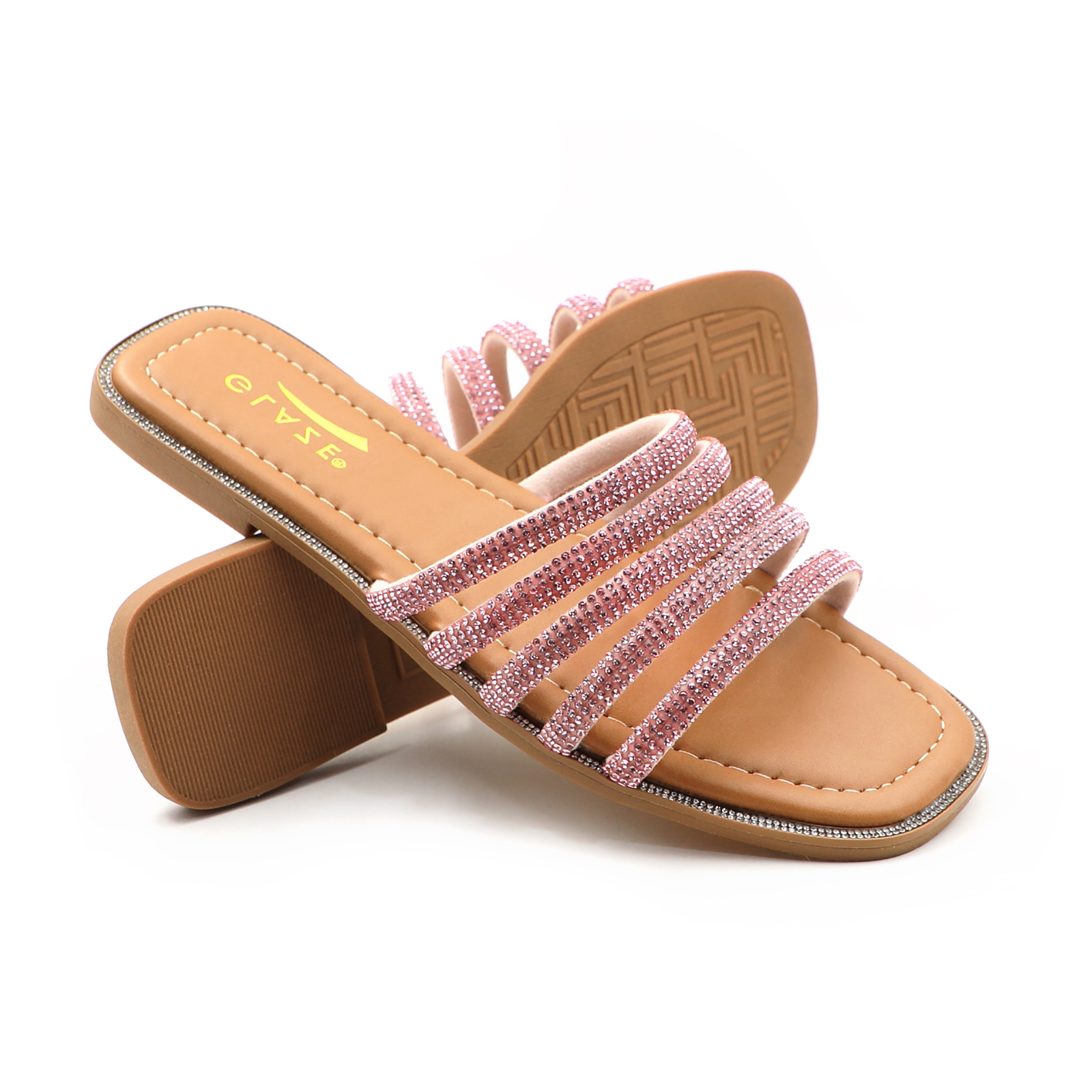 Lurnyet 2025 New Casual Sneakers For Home Slippers Summer Bow-knot Soft Floor Woman Indoor Flats Shoes Cute Linen Slipper RIO-4