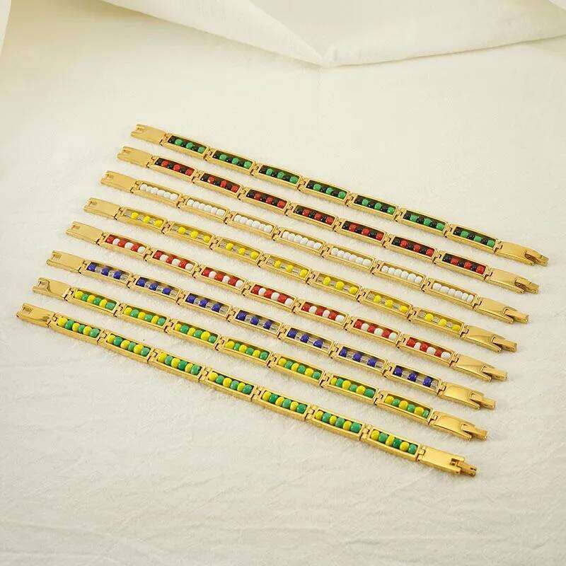 GD Hot Stainless Steel Devise Lucky Amulet Beads Bangle For Women Trend Couple Bracelet Holiday Gifts 25T1226