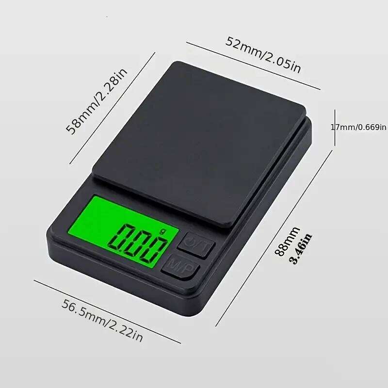 100/500g 0.01g mini digital high precision pocket jewelry weight kitchen portable electronic scale 25T1226