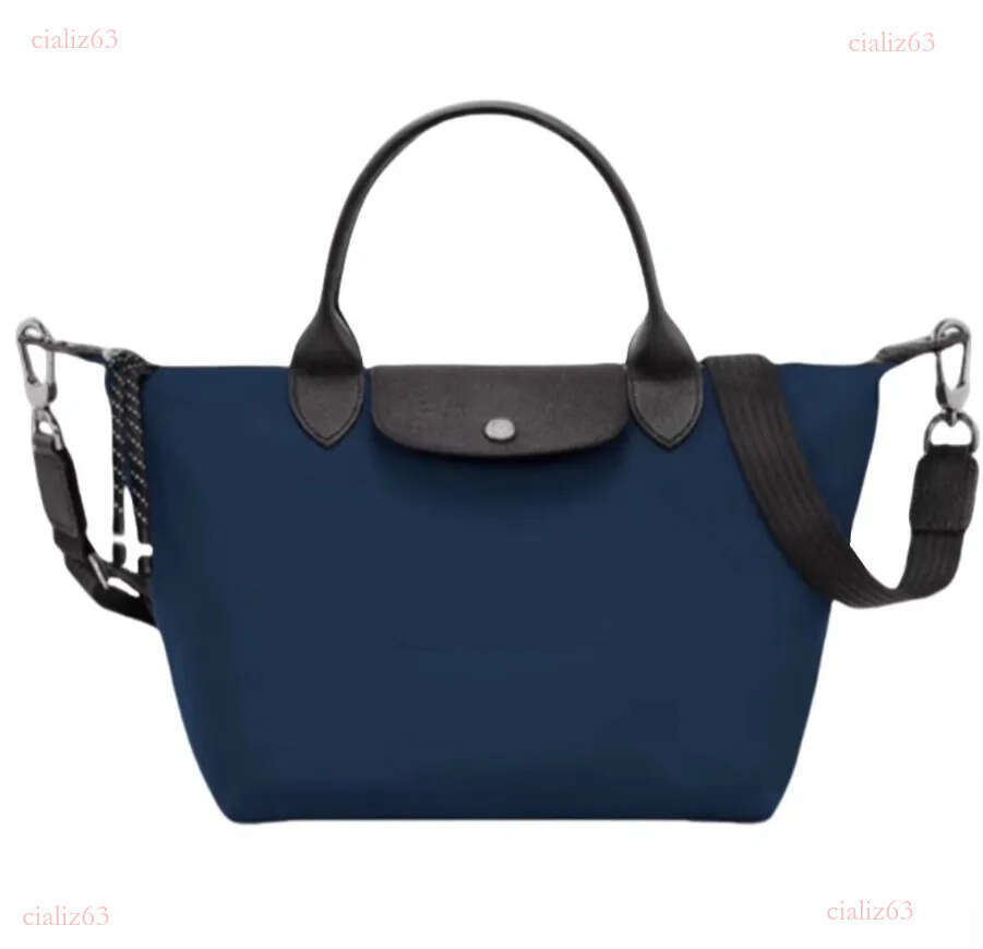 longity champity French long Bag Energy Tote Mini Handbags Dumpling Totes 3 Sizes Large Capacity Cowhide Nylon Clutch Purse Detachable Shoulder Strap Bags 013