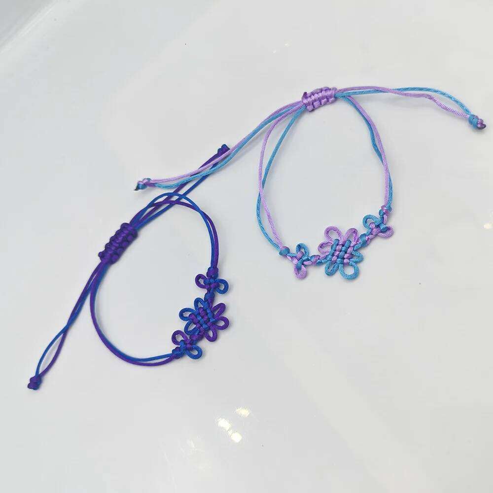 Anime KPop Demon Hunters HUNTR/X Rumi Cosplay Bracelet Woven Rope Chain Pendant Unisex Bracelets Jewelry Accessories 25T1226