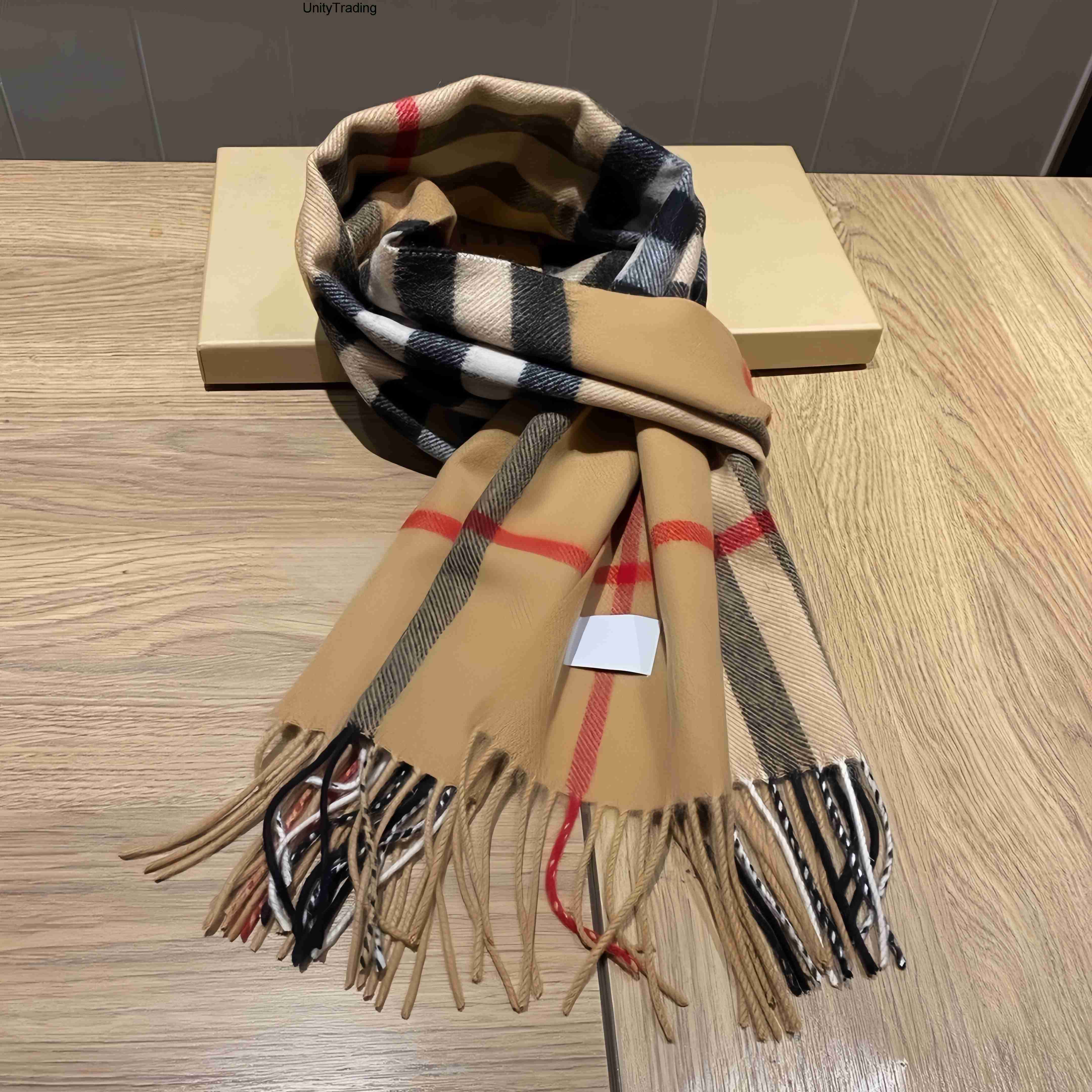 Classic Plaid Women Man Designer Scarf 100 Cashmere Scarves For Winter Warm Womens and mens Long Wraps Size 1 burberriness burbrery burberrry burbery burrberry NEP2