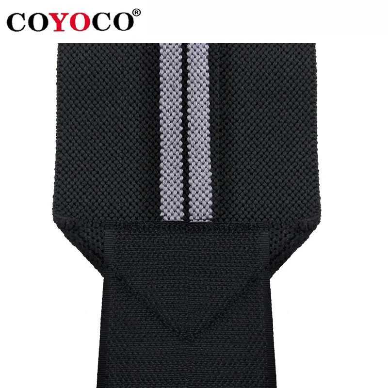 COYOCO Adjustable Wrist Wraps Support for Weightlifting Gym - Breathable Wrist Brace Protector 1 Pair M251226