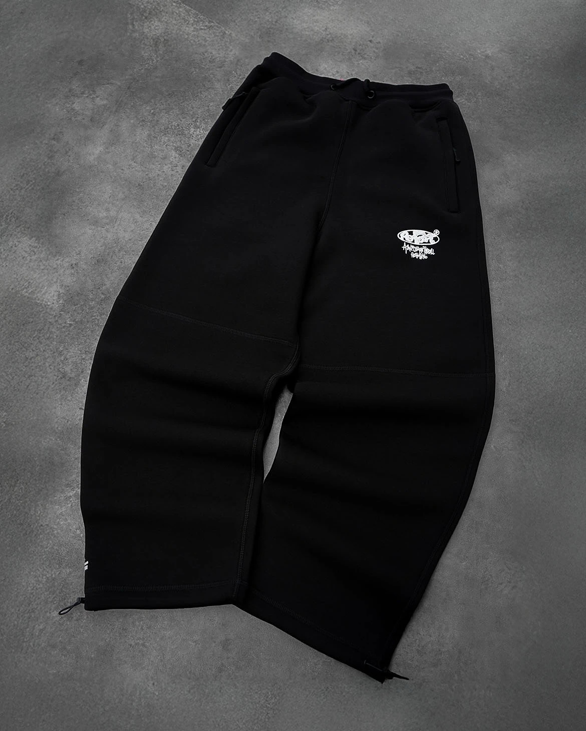 Y2K Mens Womens Streetwear Waist Stretch Joggers Hip Hop Embroidered Fashion Loose American Floor Pants Oversized Sweatpants 251226