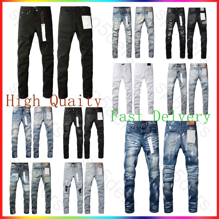 Designer purples Jean For Mens ksubi jeans letters Designer Pants Denim Trousers Mens purples brands jeans High Quality Straight Retro Ripped Biker Motorcycle Jean