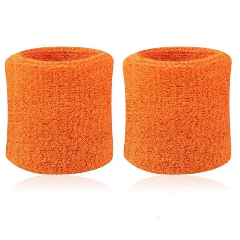 2Pcs Wrist Sweatband Tennis Sports Wristband Volleyball Gym Elastic Brace Support Sweat Band Towel Bracelet Quick Dry Sweatband M251226
