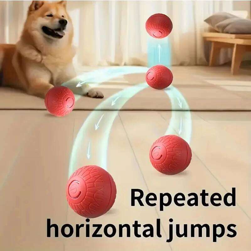 Smart Dog Ball Automatic Interactive Pet Electronic Rolling USB Rechargeable Moving Bouncing for Puppy to Large dog Chew Toy 25N1226