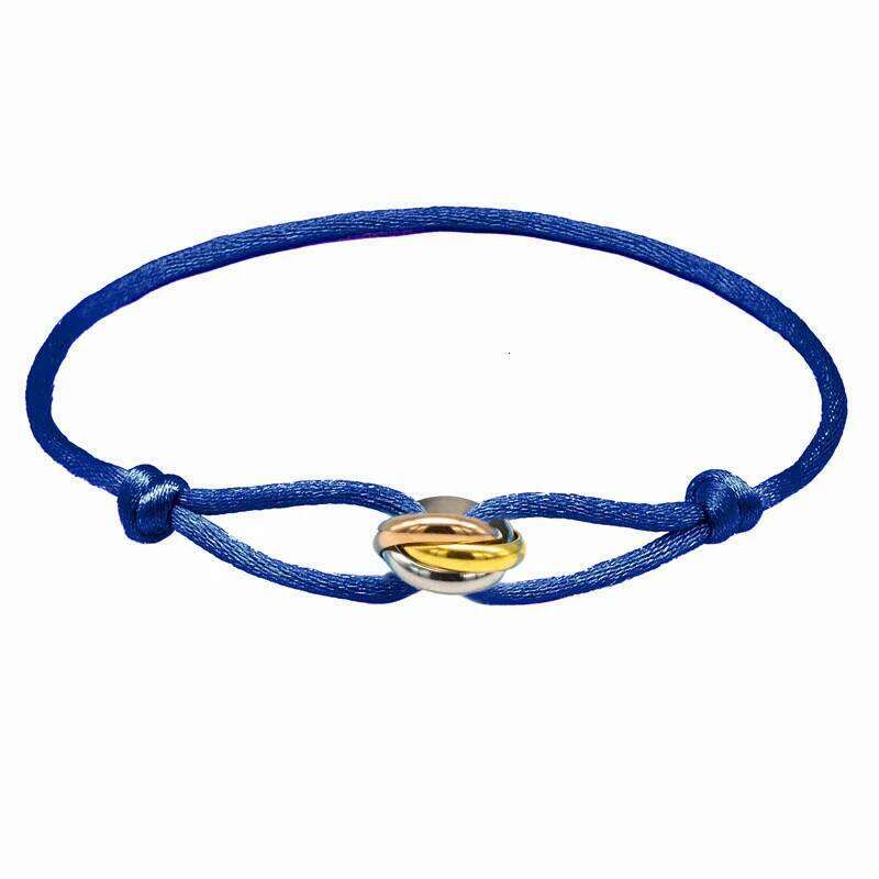 3 Stainless Steel Metal Buckle Adjustable Rope Classic Bracelet Men Friendship Jewelry Gift for Women 25T1226