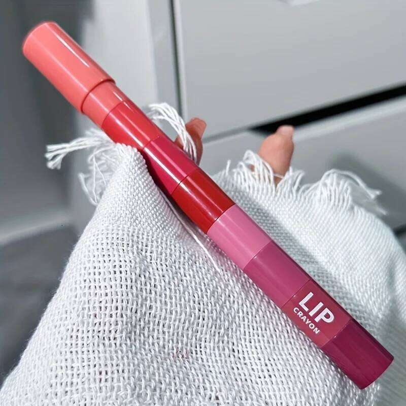 Herorange Small Cannonball Lipstick DIY Gradient Four Colors Matte Low Saturation Ultra-Pigmented Non-Sticky Long-Lasting Non-Staini 25H1226