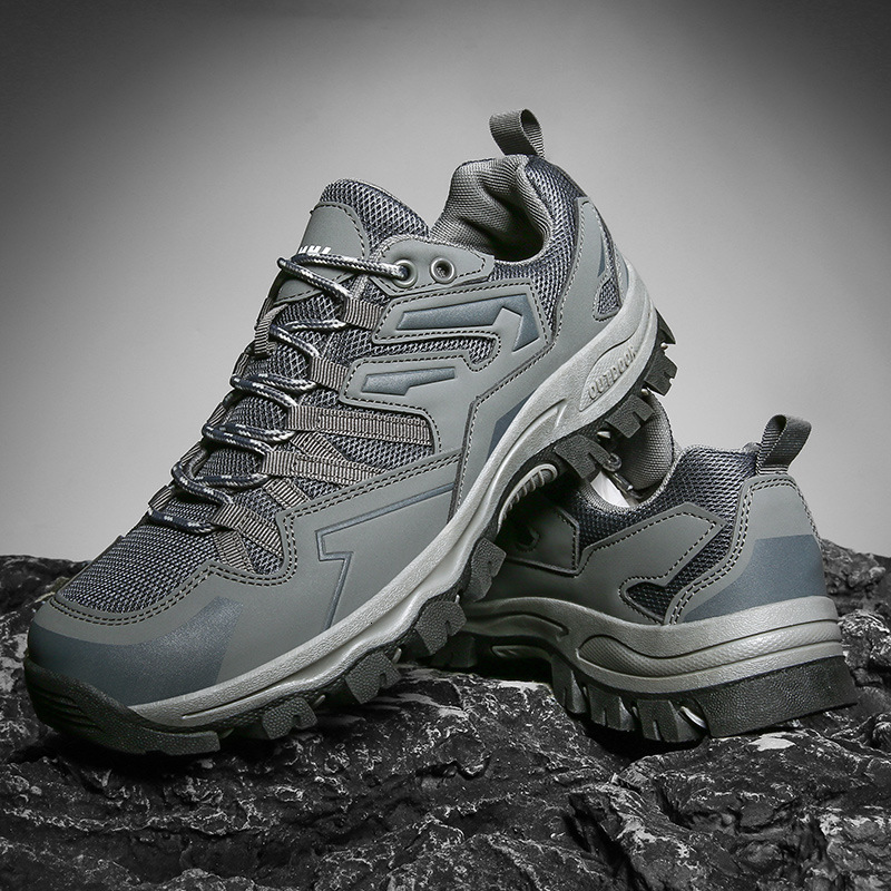 Cross-Border New Sports Men's Large Size Couple Women Multi-Color Wear-Resistant Outdoor Hiking Shoes