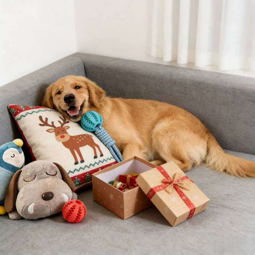 Durable Braided Rope Pet Chew Toy Ball - Dental Cleaning Treat Dispenser, Fetch & Tug Play for Small/Medium Dogs 25N1226