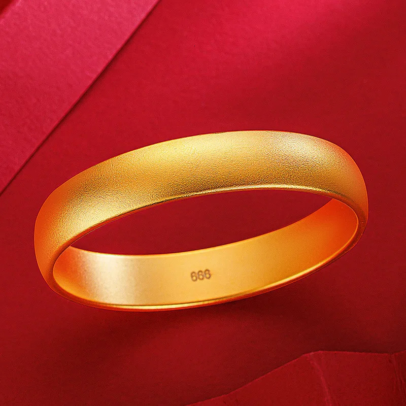 Women 12mm Tire Bangle 24K Gold AU999 Exclusive fit quality 251219