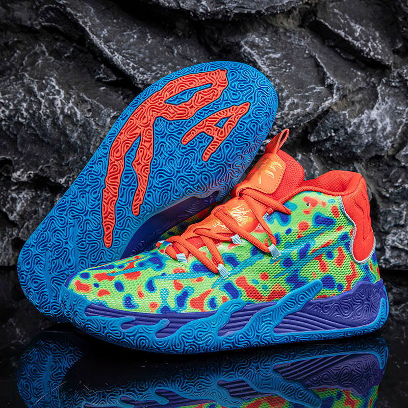 2025 new spring Three Ball Generation 3 basketball shoes high-top new style suitable for students and teenagers practical and wear-resistant sports sh