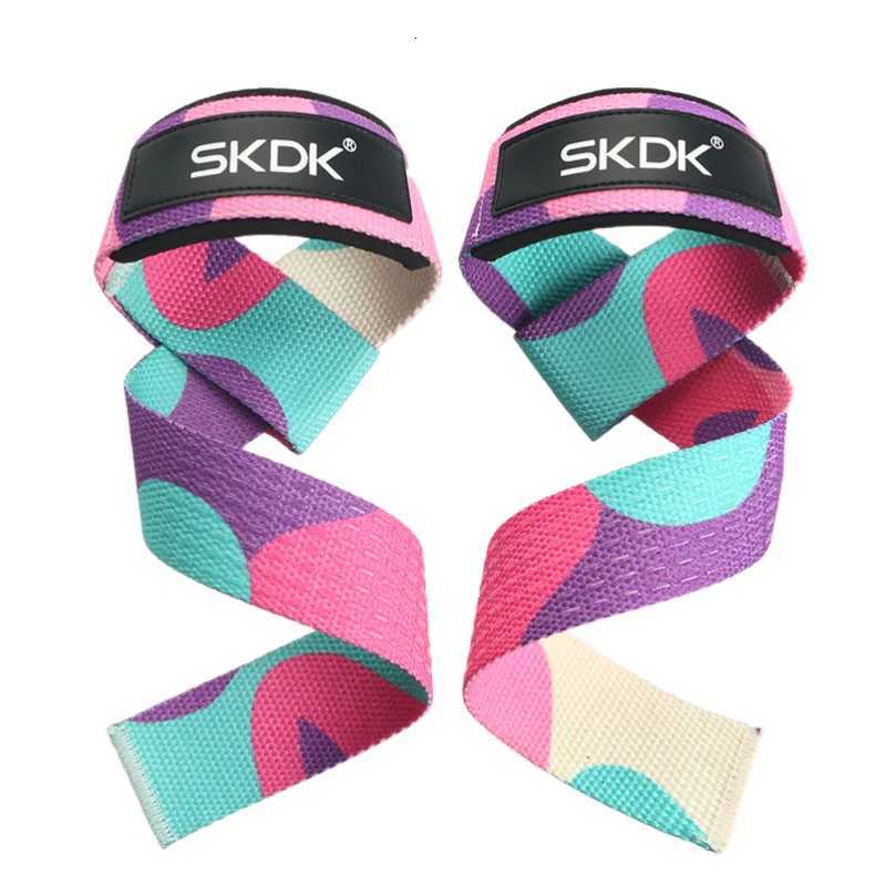 Weightlifting Strap with Wrist Band Gym Grip Bands Fitness Powerlifting Strength Weight Training Exercise Protection Wrist Strap M251226