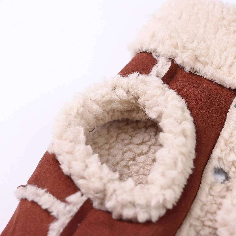 Jackets Warm Plush Dog Vest Soft Fleece Lining Sweater Small dog Cat Cute Puppy for Autumn Winter Cold Weathe 25T1226