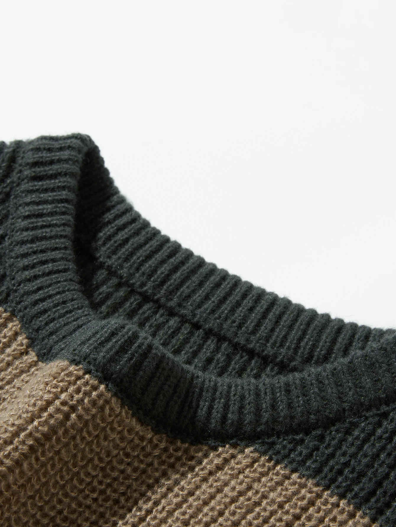 Loose Bottoming Sweater Casual Versatile Striped Pullover Mens Round Neck 251226