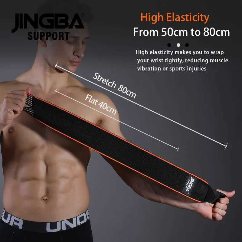 Fitness Wrist Wraps Weight Lifting Gym Wrist Straps Cross Training Padded Thumb Brace Strap Power Hand Support Bar Wristband M251226
