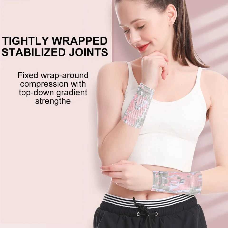 LOOGDEEL 1Pcs Sports Wrist Guard Knitted Pressure Wrist Guard Men Women Basketball Badminton Fitness Weight Lifting Wrist Strap M251226