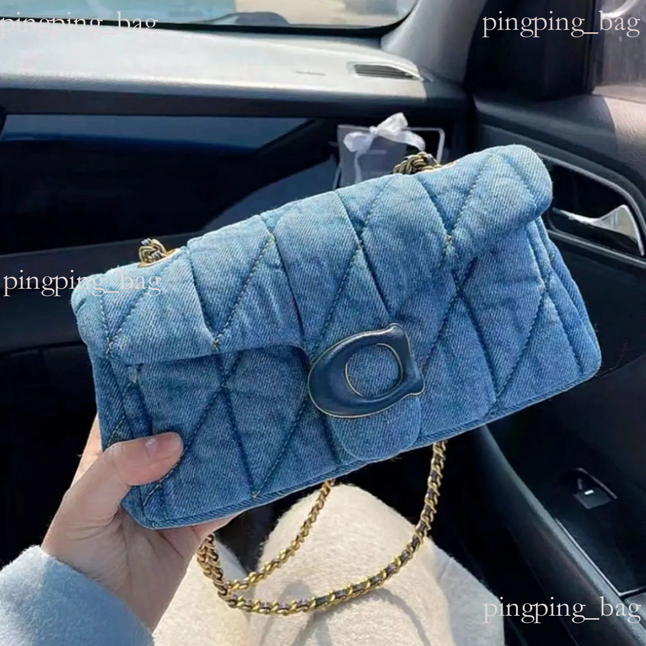 Crossbody shoulder tabby 26 Envelope White Small chain Women crystal coaachbags flap satchel Bags Black Purses Genuine Leather tote hand bag high quality bags21