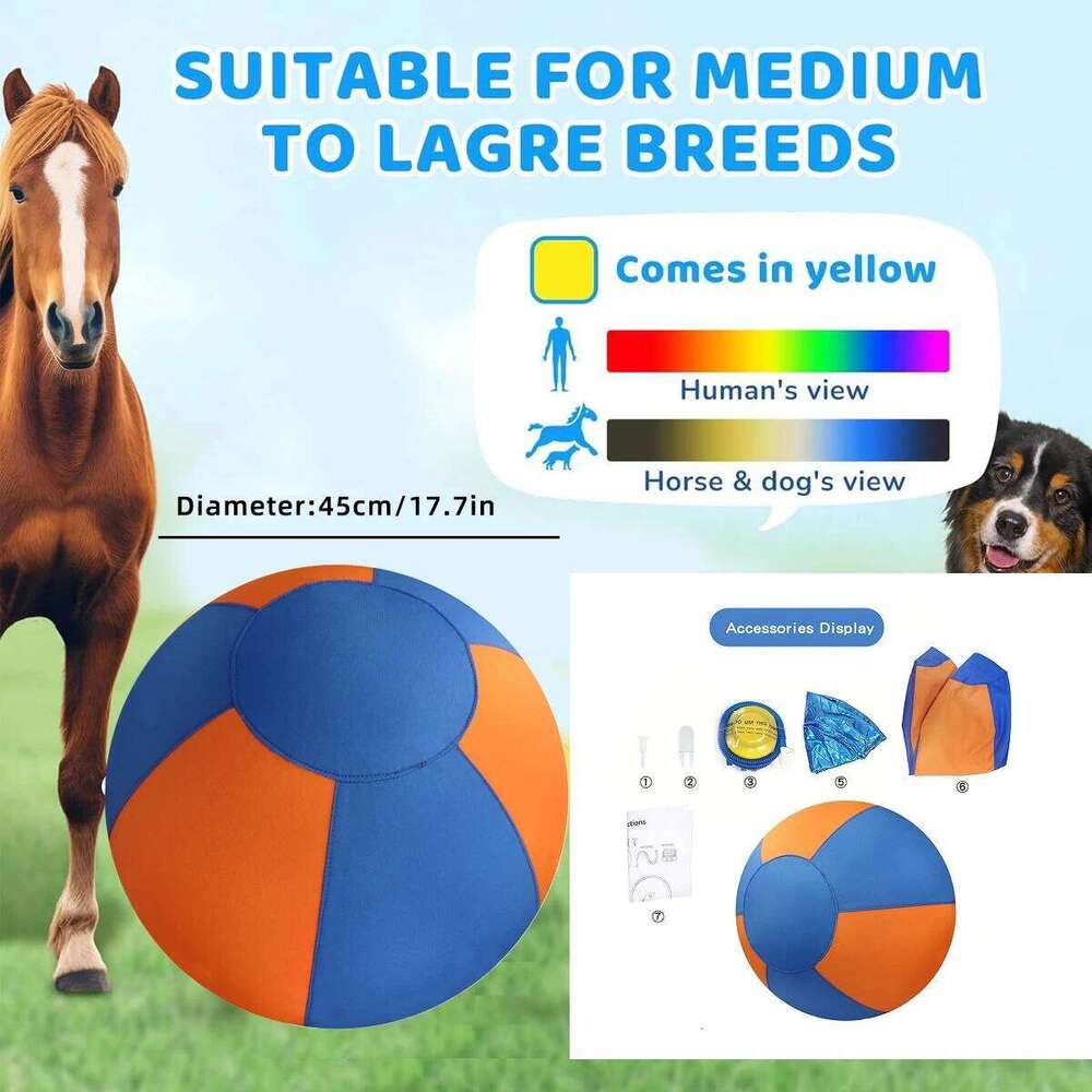 Giant Toy Large Pet Outdoor Training Supplies Children's Interactive Game Toys Interest Play Balls Dog Like Colors Ball 25N1226