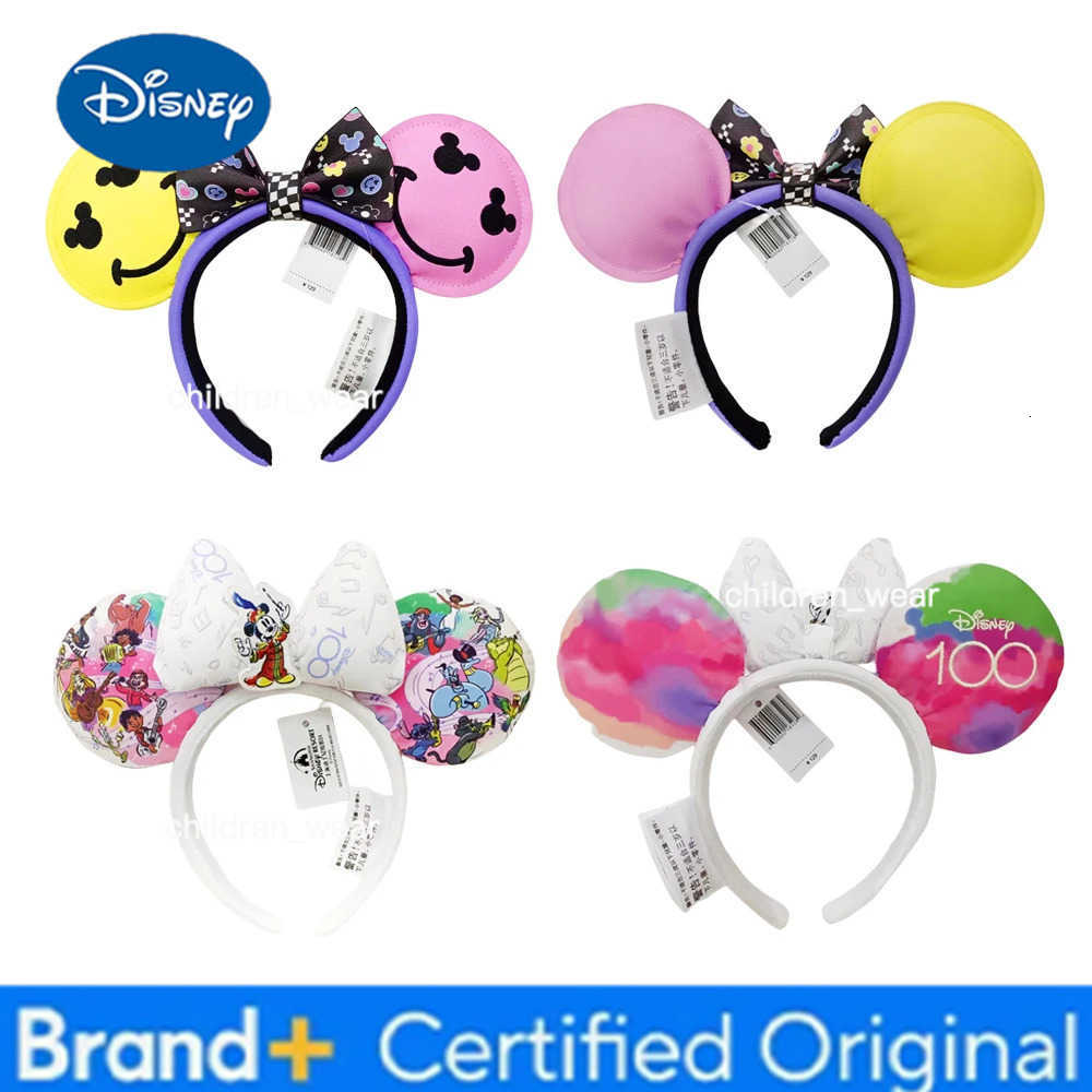 Disney 100th Anniversary Edition Mickey Mouse Headband Musical Director Disneyland Park Minnie Ear Adults/Children Girl Gift H251226